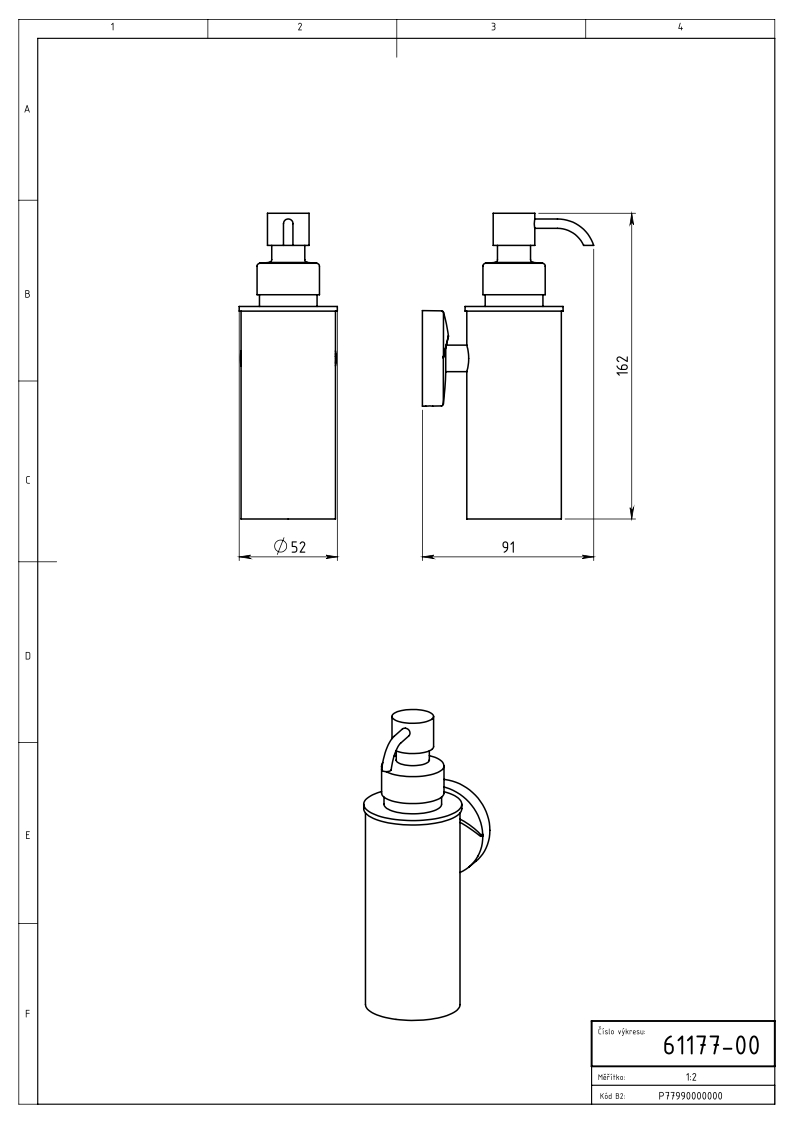 Novaservis Metalia 11 0177,0 dávkovač mydla kov