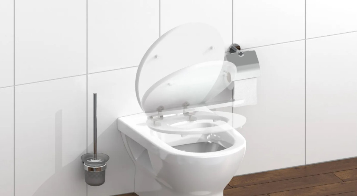 Schütte Flowers & Wood WC sedátko MDF, Soft Close