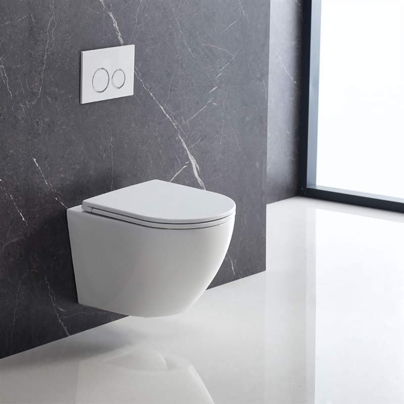 Mereo VSD82T1 WC závesné, SmartFlush, 495x360x370, keramické, vrátane sedátka CSS113S