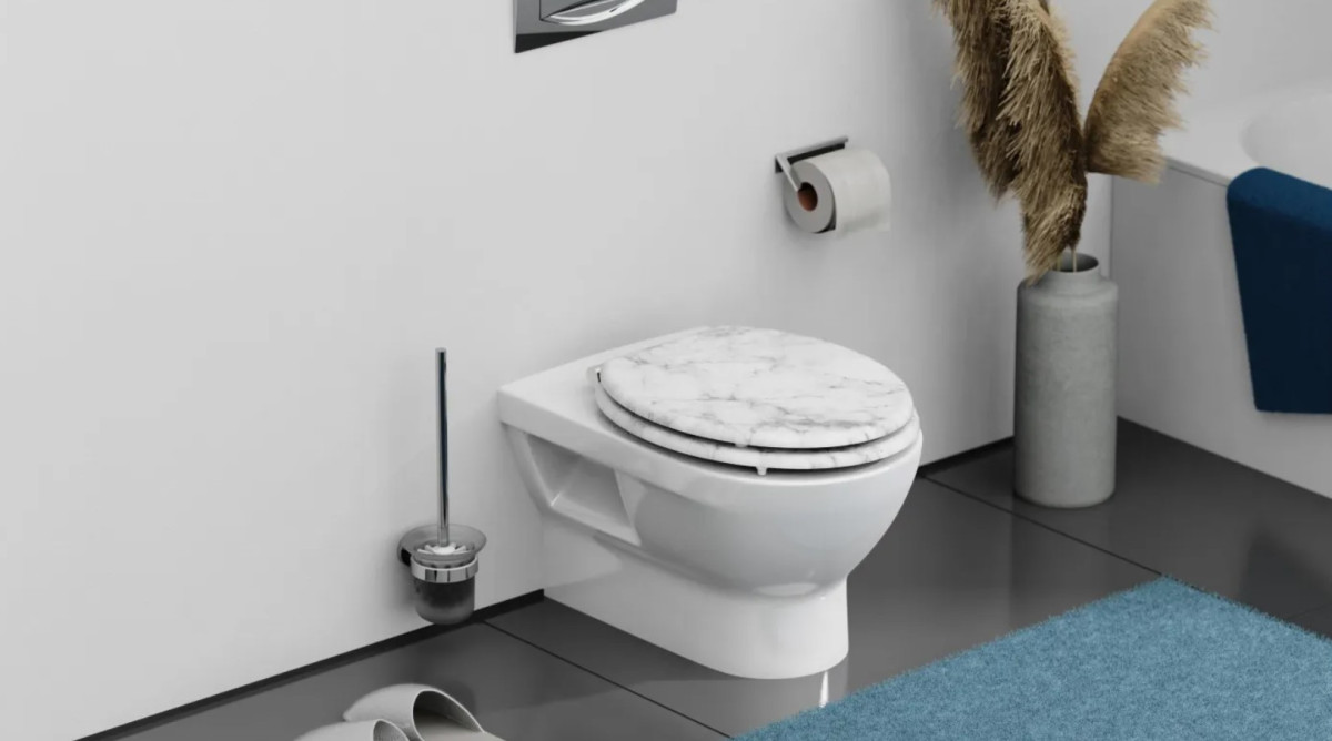 Schütte Marmor Stone WC sedátko MDF, Soft Close