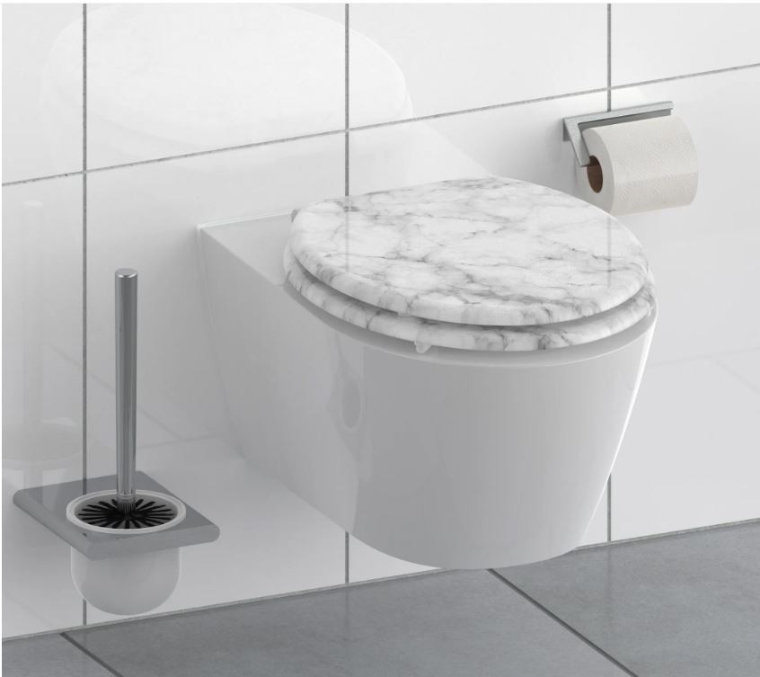 Schütte Marmor Stone WC sedátko MDF, Soft Close