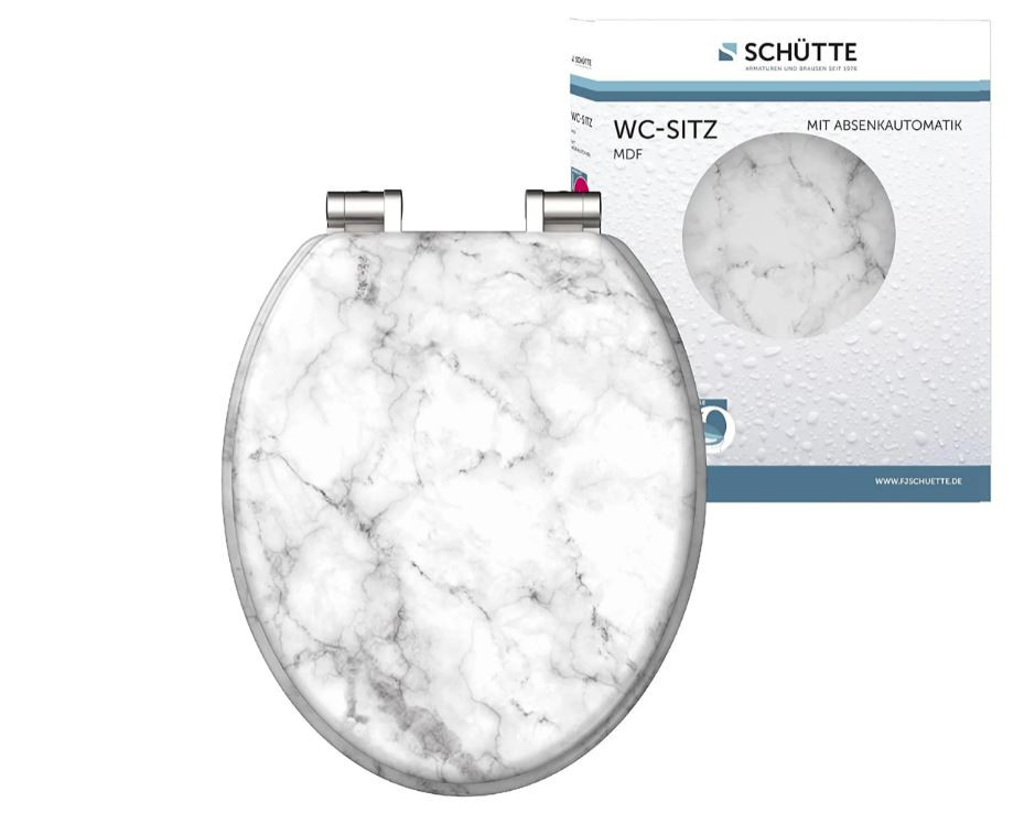Schütte Marmor Stone WC sedátko MDF, Soft Close