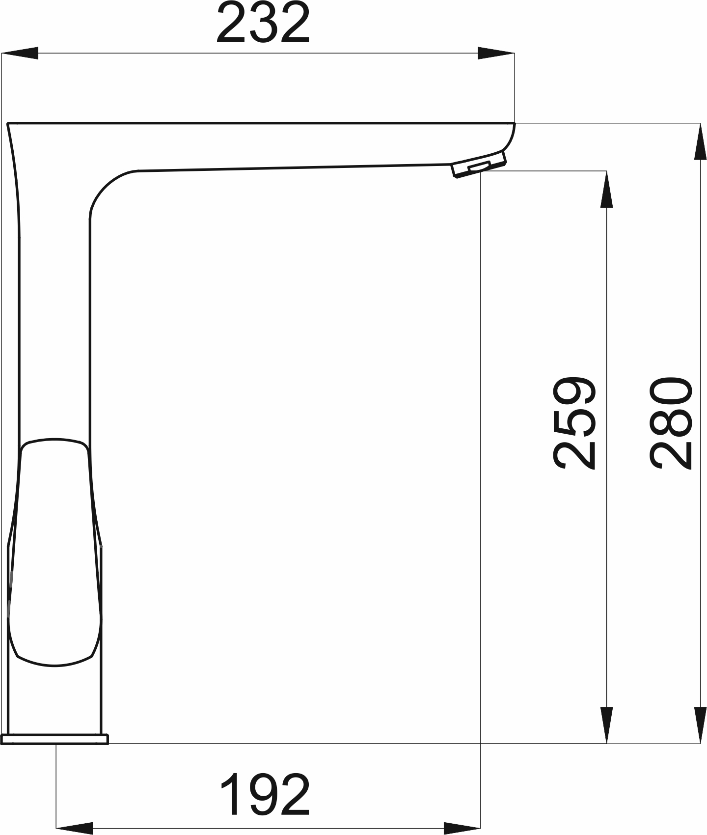 Novaservis Metalia 58 58714,5 drezová stojanková batéria