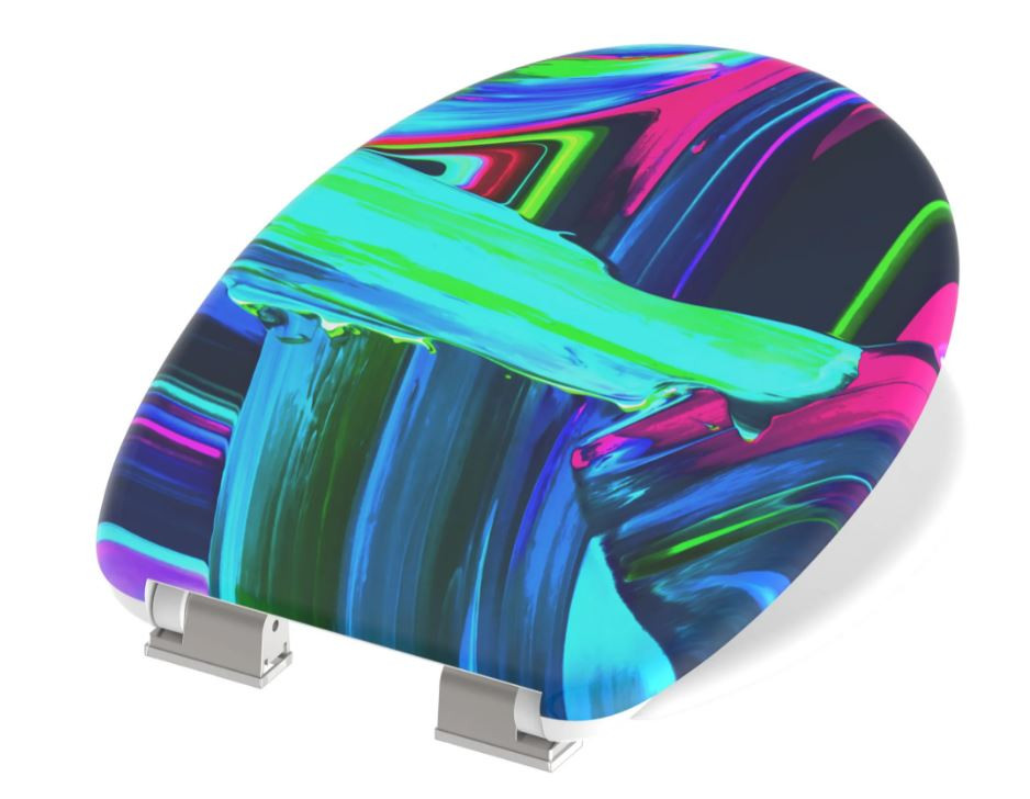 Schütte Neon Paint WC sedátko duroplast, Soft Close