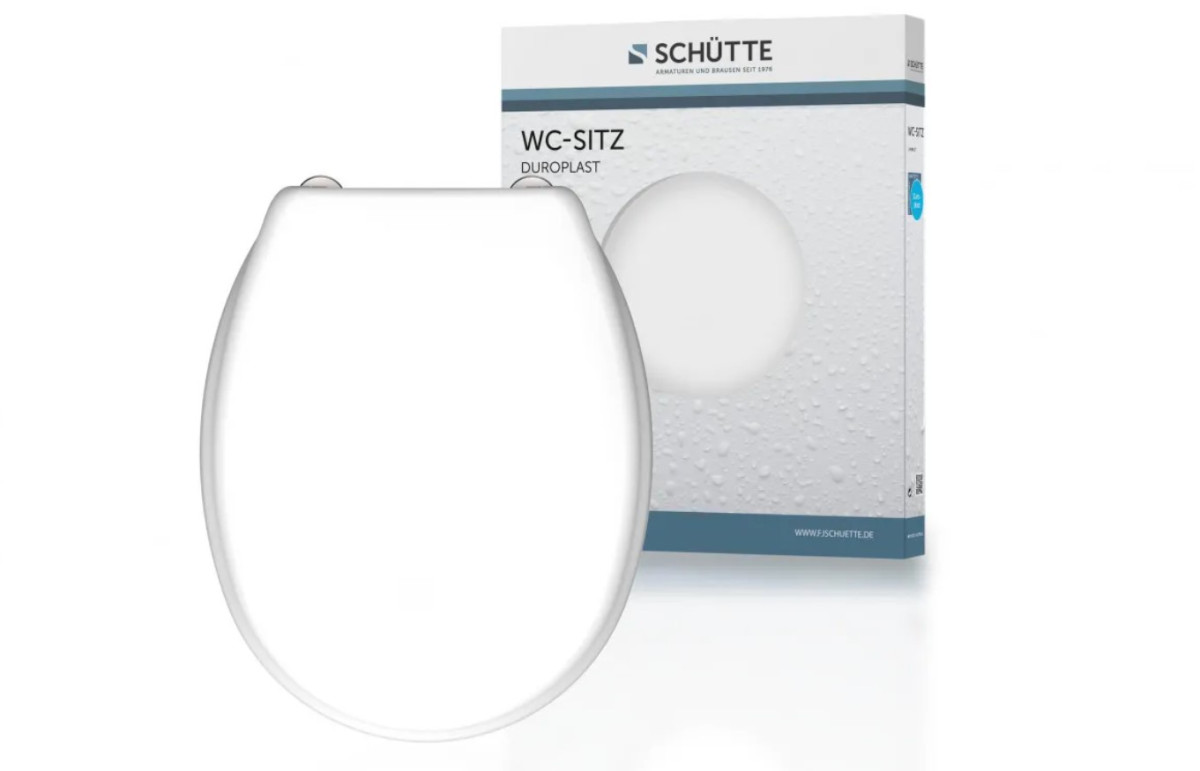 Schütte biele WC sedátko duroplast