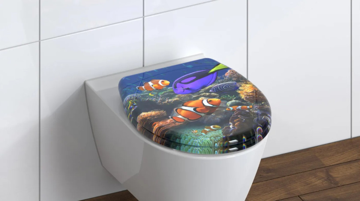 Schütte Sea Life duroplast WC sedátko, Soft Close