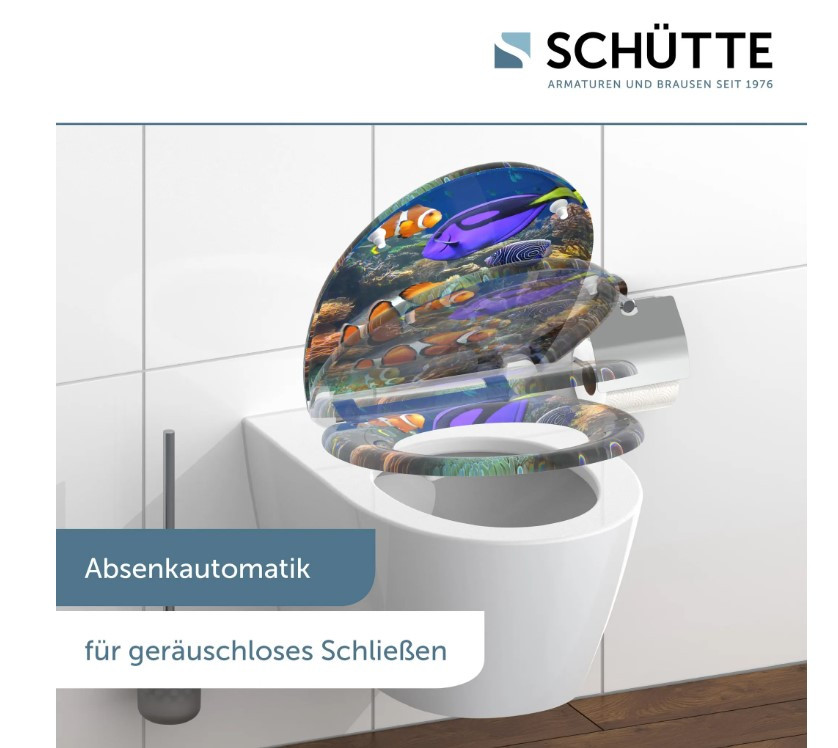 Schütte Sea Life duroplast WC sedátko, Soft Close