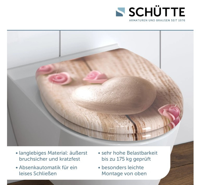 Schütte Romantic WC sedátko duroplast, Soft Close
