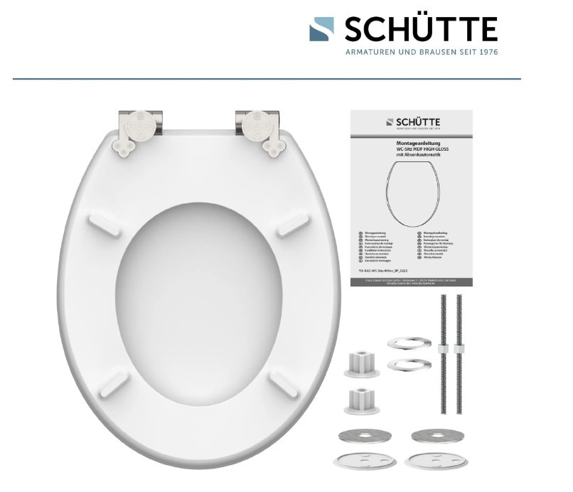 Schütte Oasis WC sedátko MDF, Soft Close