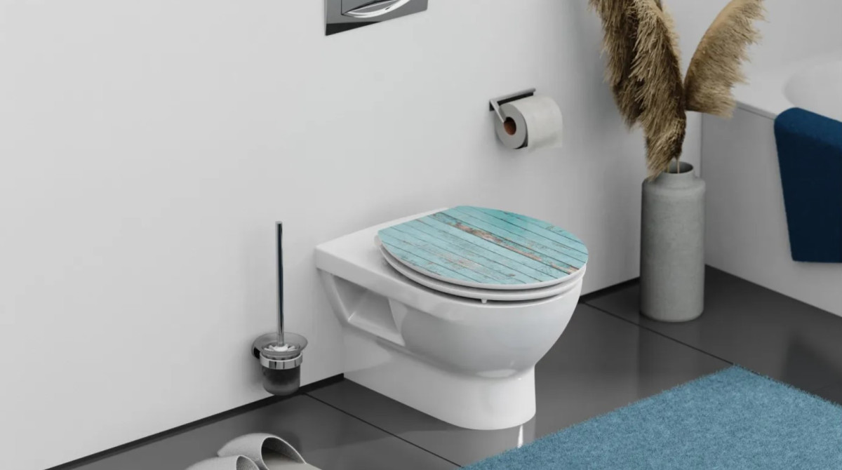 Schütte Blue Wood WC sedátko MDF, Soft Close