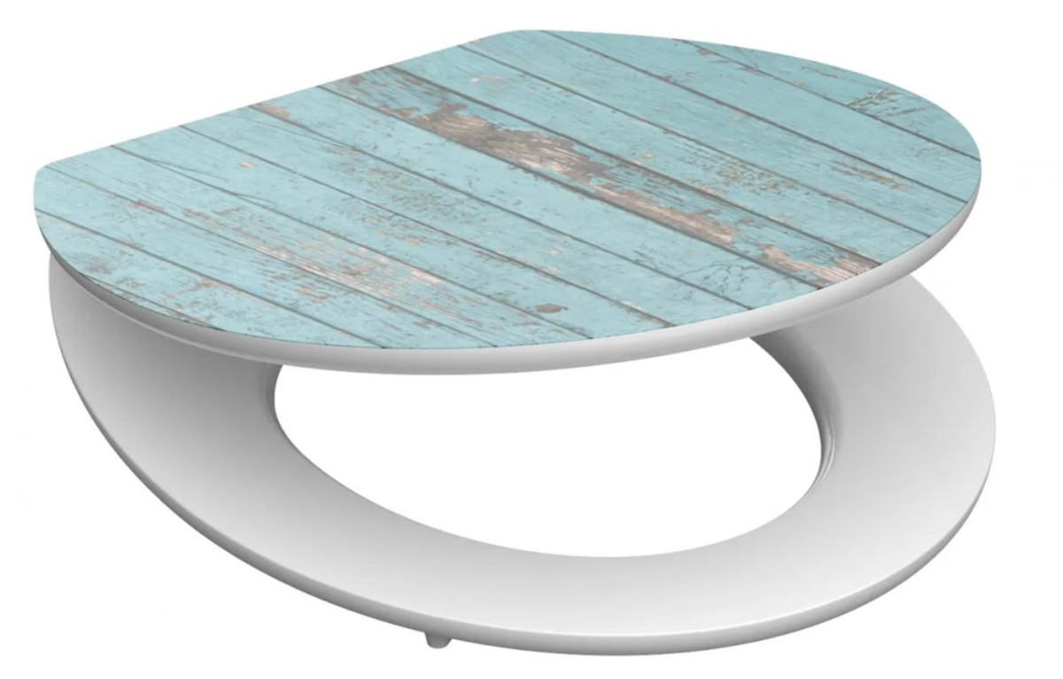 Schütte Blue Wood WC sedátko MDF, Soft Close