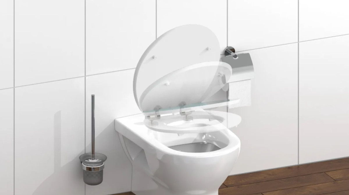 Schütte Blue Wood WC sedátko MDF, Soft Close