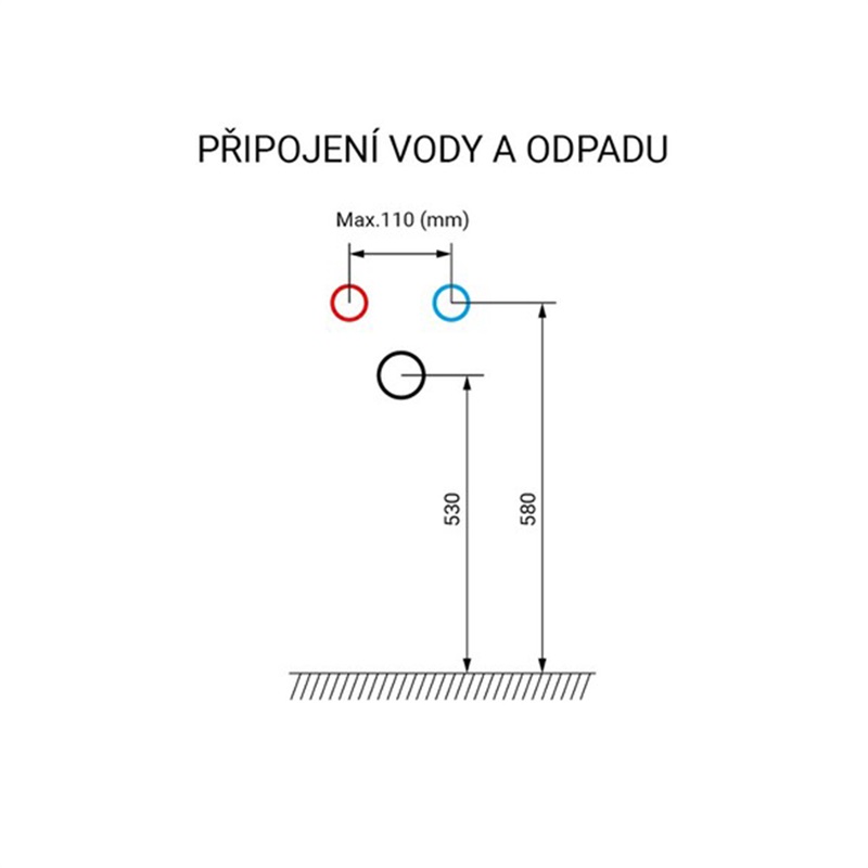 Mereo CN663M skrinka s dvojumývadlom 120 cm, biela/biela