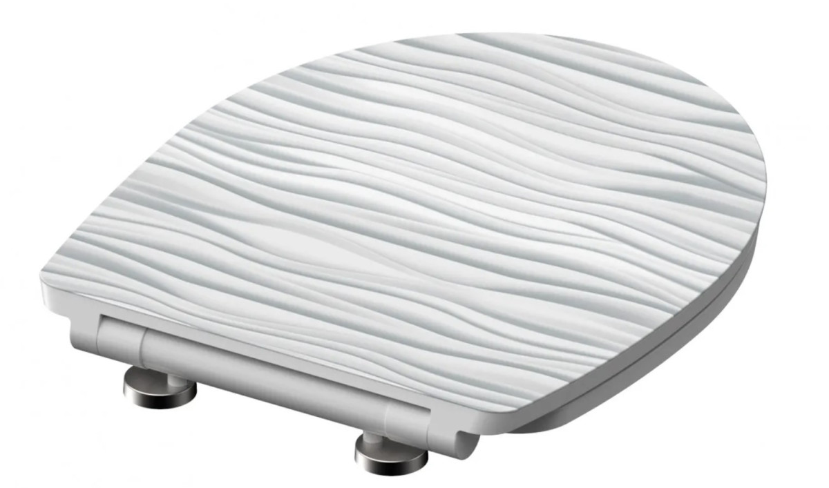 Schütte White Wave WC sedátko duroplast, Soft Close