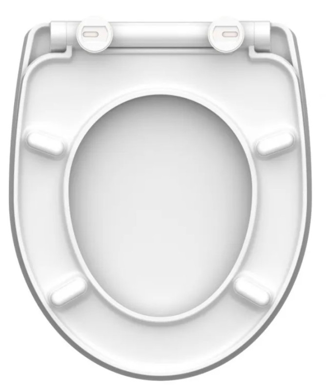 Schütte White Wave WC sedátko duroplast, Soft Close