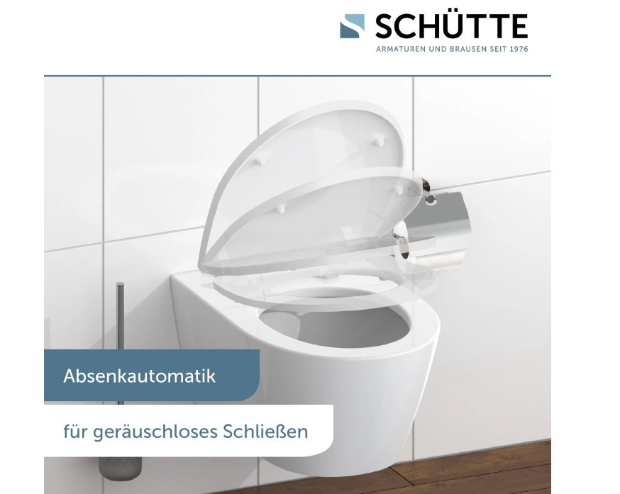 Schütte White Wave WC sedátko duroplast, Soft Close