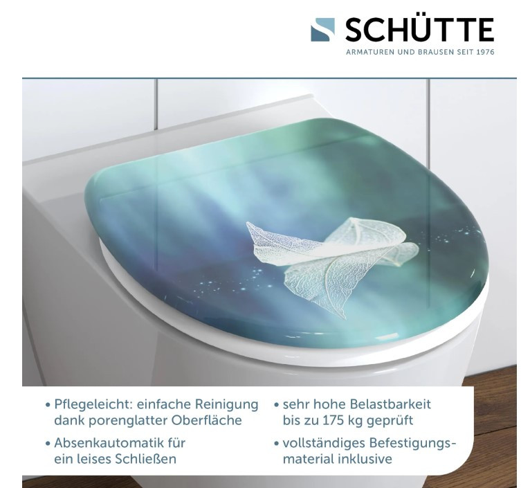 Schütte Fallen Leaf WC sedátko duroplast, Soft Close