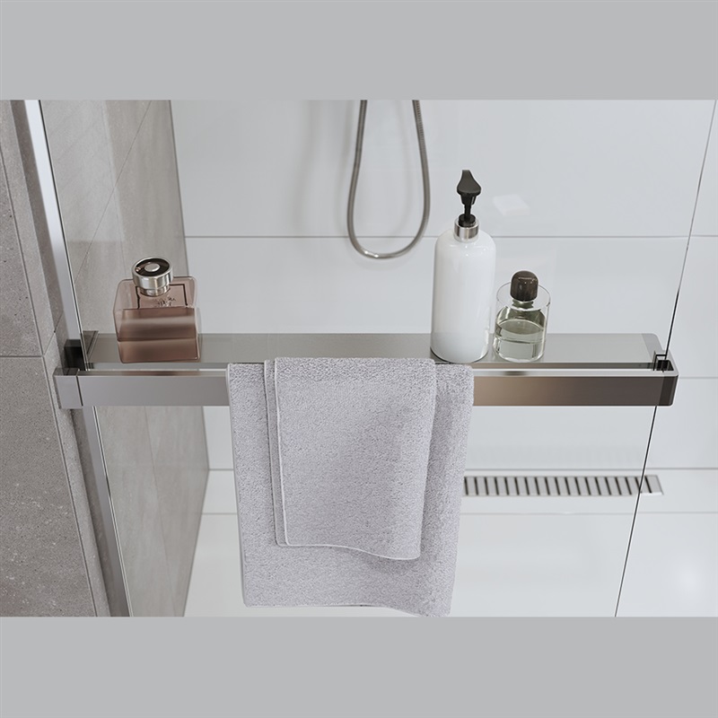 Mereo CK10621P polička k WALK IN, 140 cm, chróm ALU