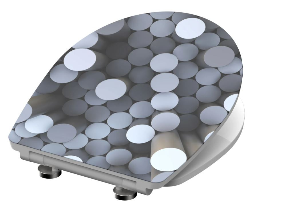 Schütte Round Dips WC sedátko duroplast, Soft Close