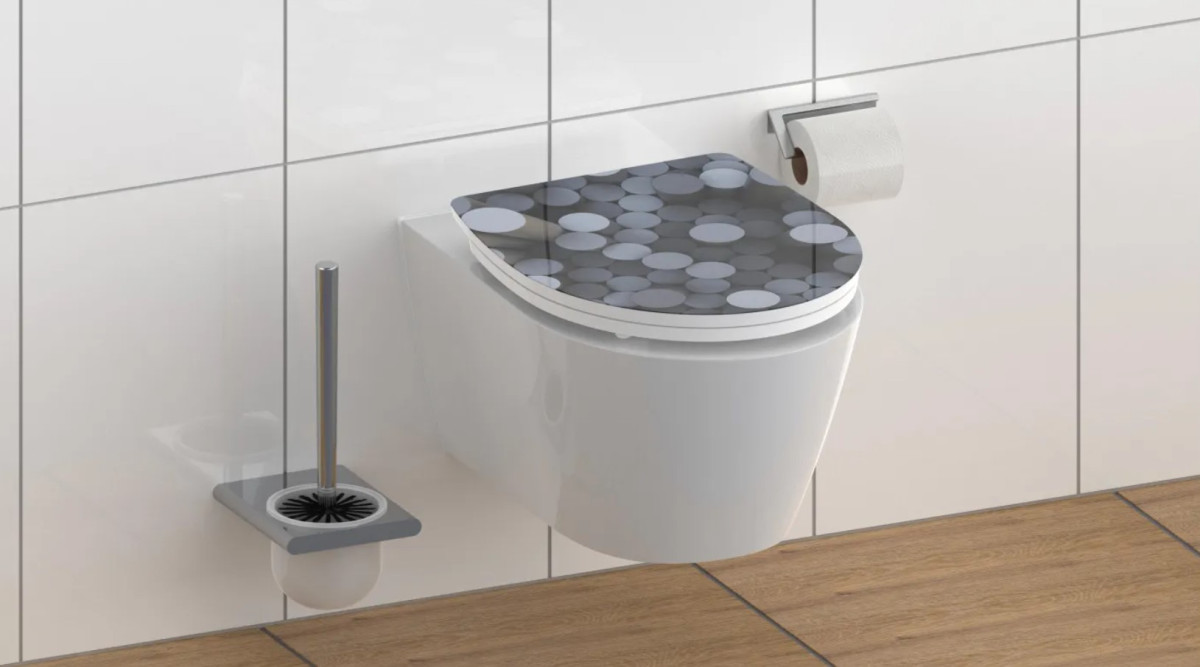 Schütte Round Dips WC sedátko duroplast, Soft Close
