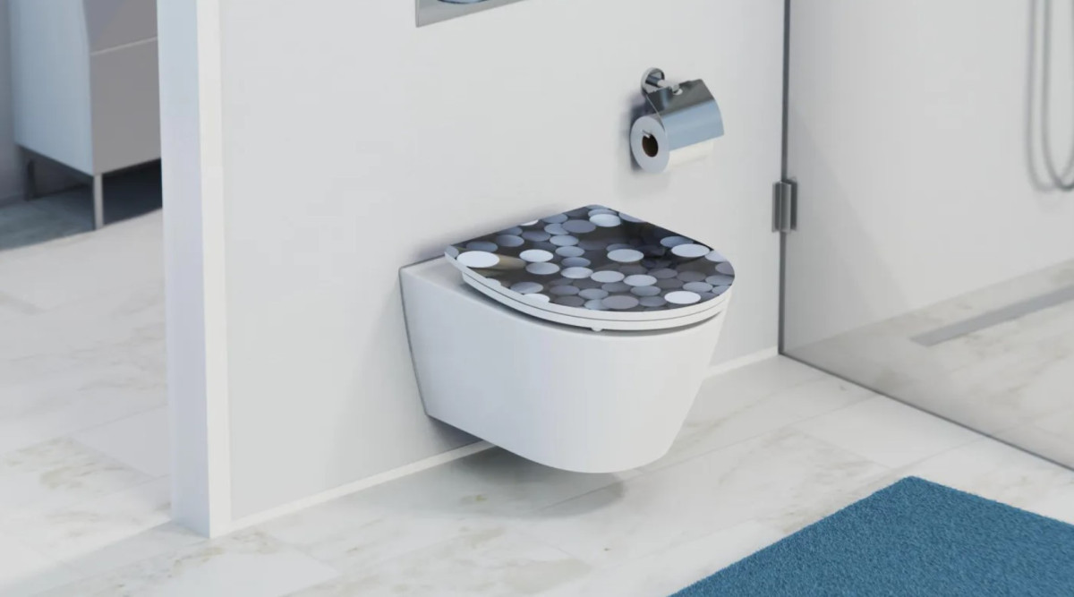 Schütte Round Dips WC sedátko duroplast, Soft Close