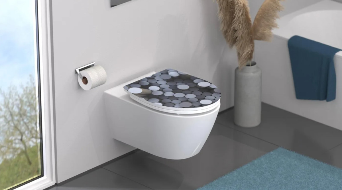 Schütte Round Dips WC sedátko duroplast, Soft Close