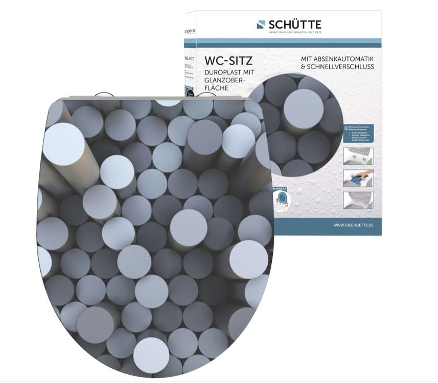 Schütte Round Dips WC sedátko duroplast, Soft Close
