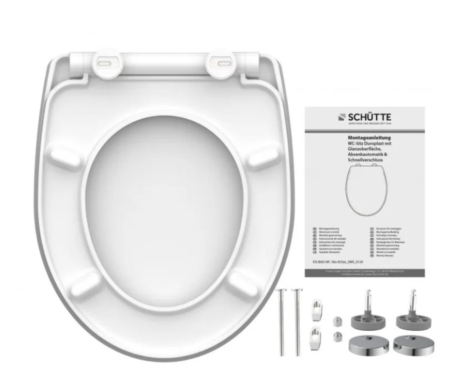 Schütte Round Dips WC sedátko duroplast, Soft Close