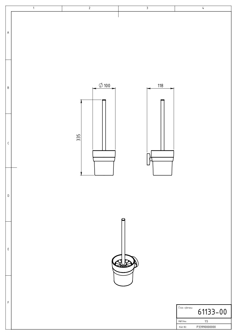 Novaservis Metalia 11 0133,0 WC kefa