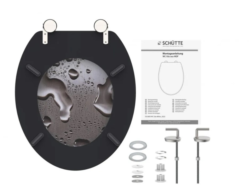 Schütte Grey Steel WC sedátko MDF