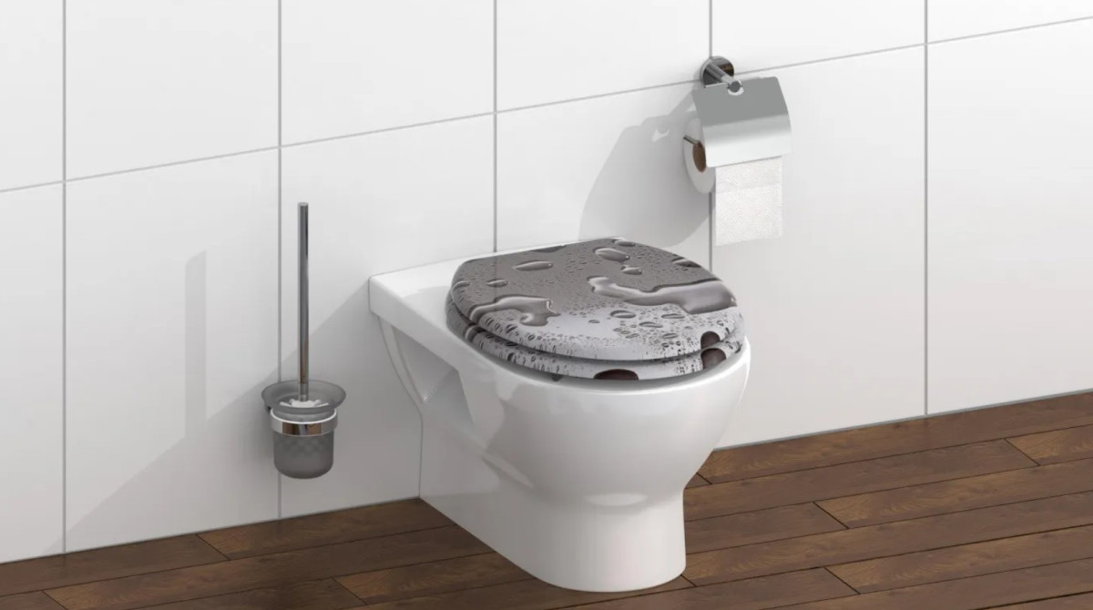 Schütte Grey Steel WC sedátko MDF