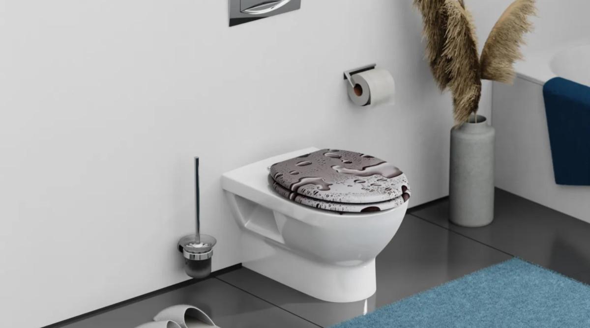 Schütte Grey Steel WC sedátko MDF