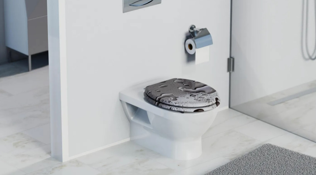 Schütte Grey Steel WC sedátko MDF