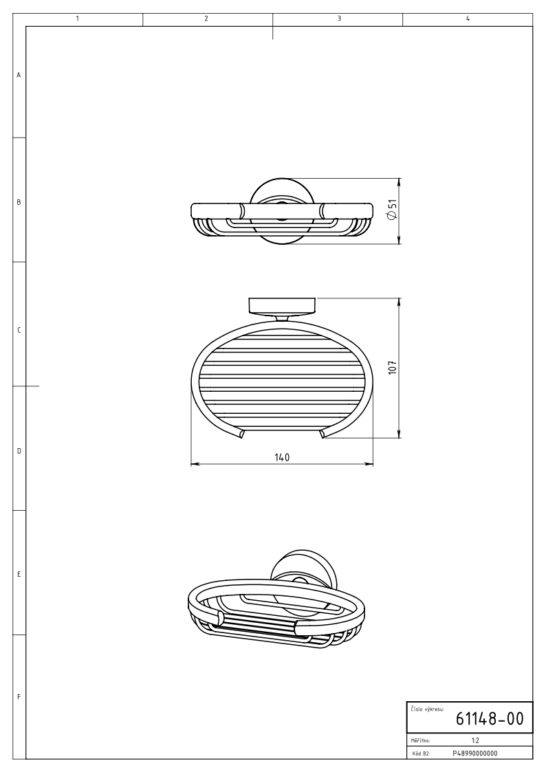 Novaservis Metalia 11 0148,0 mydelnička drôtená