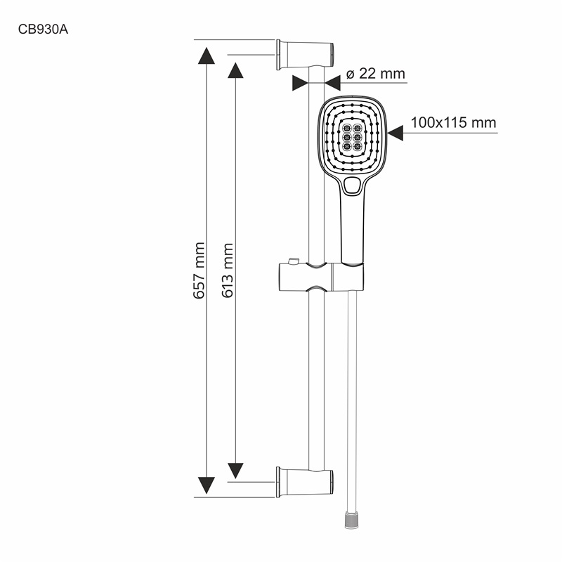 Mereo CB930A sprchová súprava