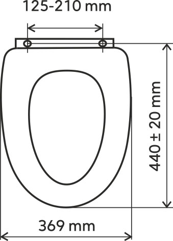 Novaservis WC/BLACK WC sedátko, duroplast, čierne matné