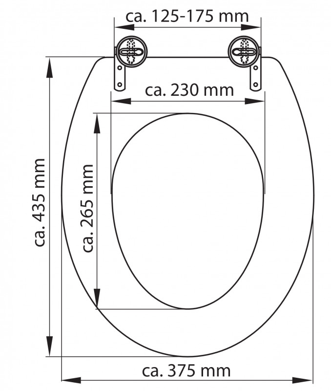 Schütte Balance WC sedátko MDF