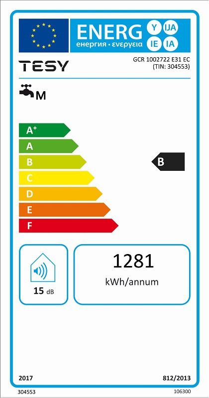 Tesy elektrický ohrievač vody BelliSlimo 100