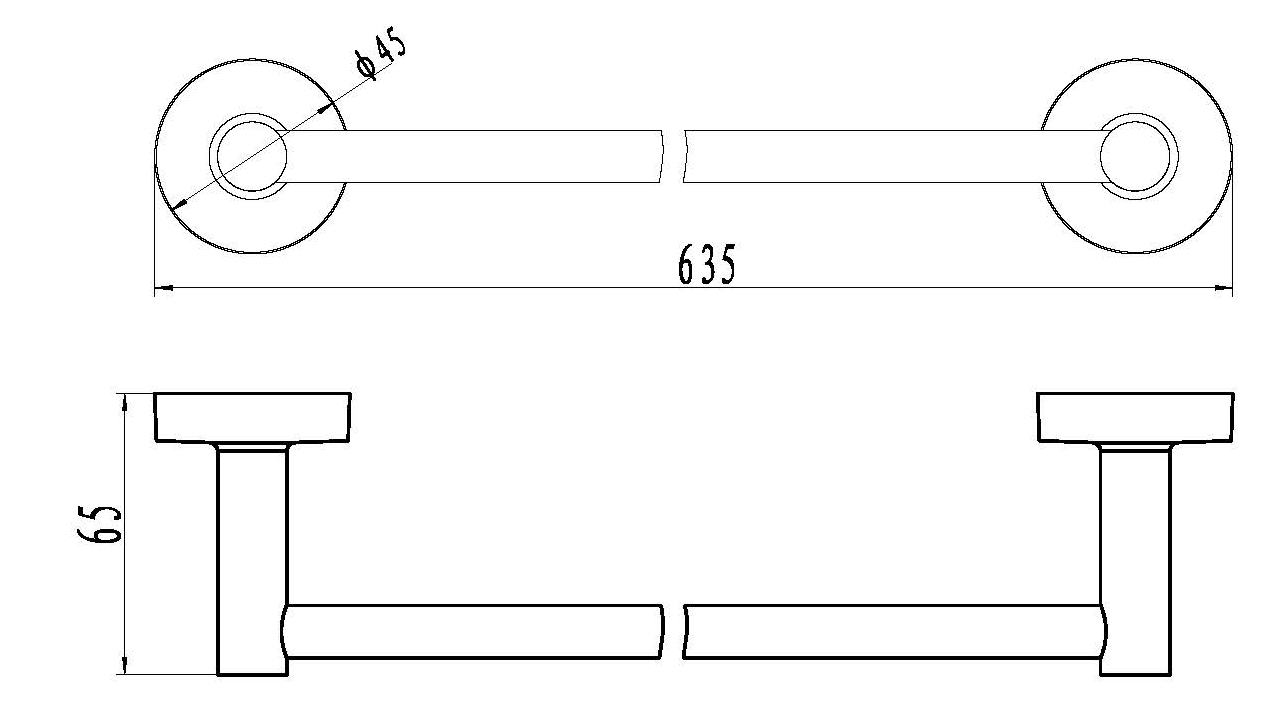 Novaservis Mephisto 6828,0 držiak uterákov 500 mm