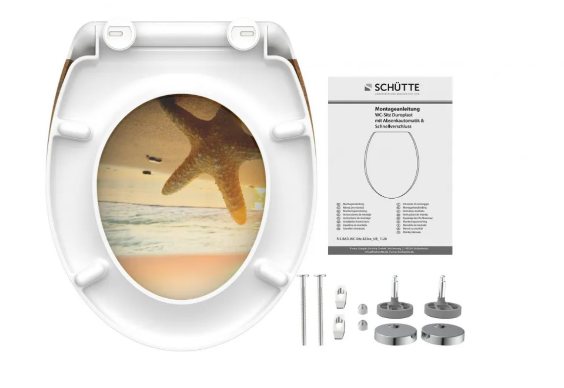 Schütte Sea Star WC sedátko duroplast, Soft Close