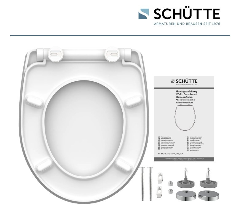 Schütte Raindrop WC sedátko duroplast, Soft Close