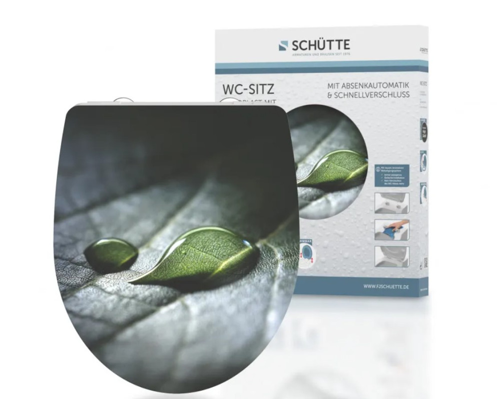 Schütte Raindrop WC sedátko duroplast, Soft Close