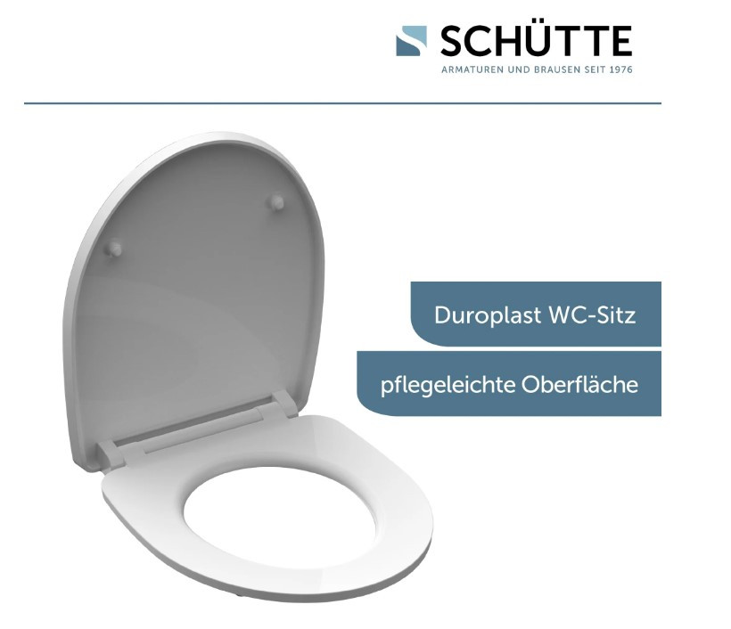 Schütte Raindrop WC sedátko duroplast, Soft Close