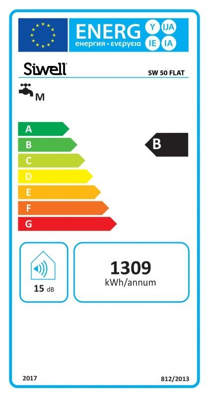 Siwell Flat Smart 50 elektrický ohrievač vody