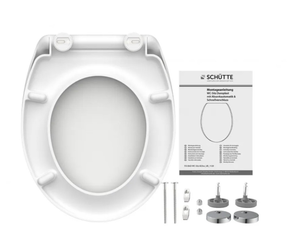Schütte Easy Clip WC sedátko duroplast, Soft Close