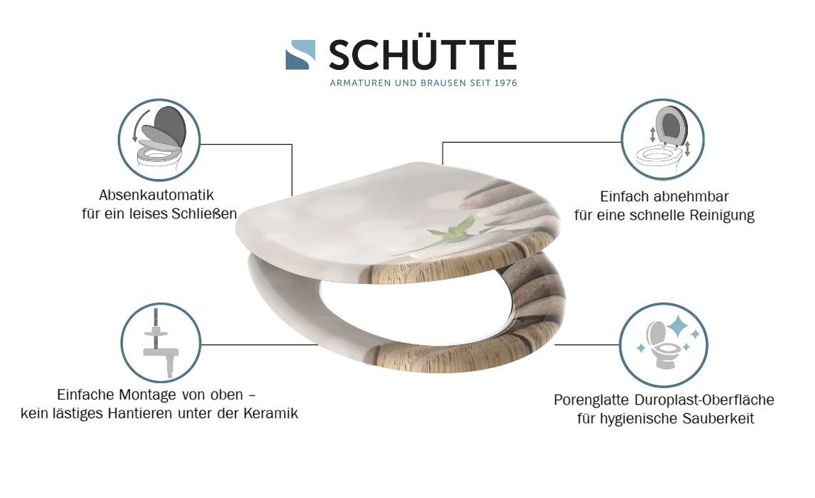 Schütte Stone Pyramid duroplast, Soft Close