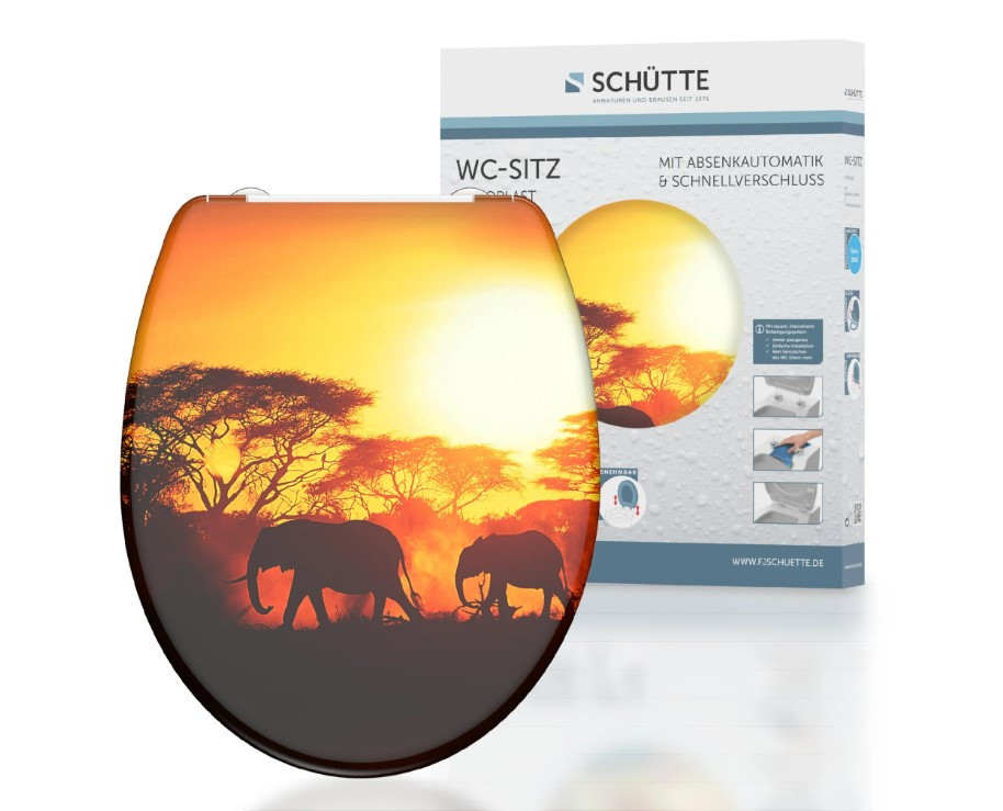 Schütte Africa WC sedátko duroplast, Soft Close