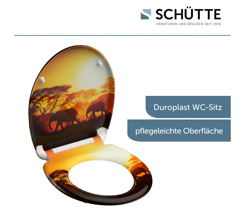 Schütte Africa WC sedátko duroplast, Soft Close