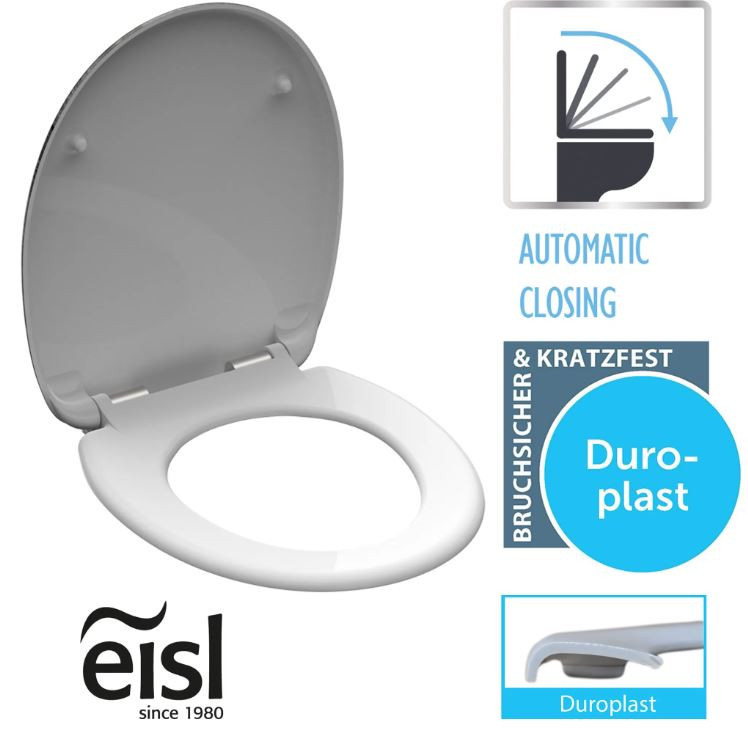 Schütte Mosaik Grau WC sedátko duroplast, Soft Close