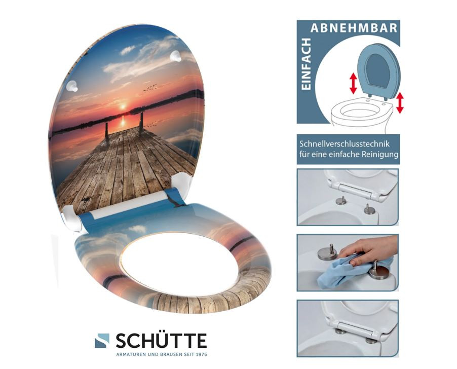 Schütte Sunset Sky WC sedátko duroplast, Soft Close